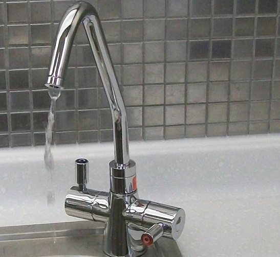 Elegant Water Tap- Supplying Hot &amp; Cold Water Instantly 24 hours a day.